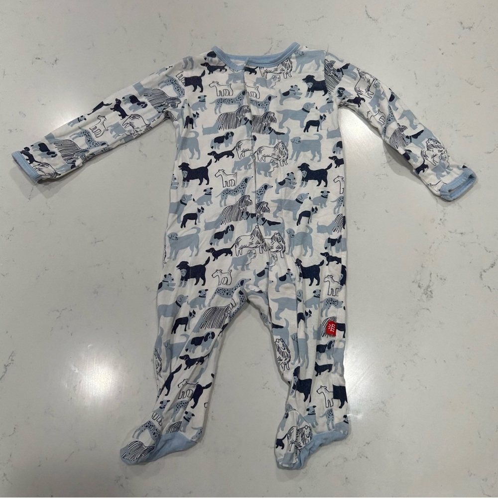 Magnetic Me footed onesie, size 0-3 months